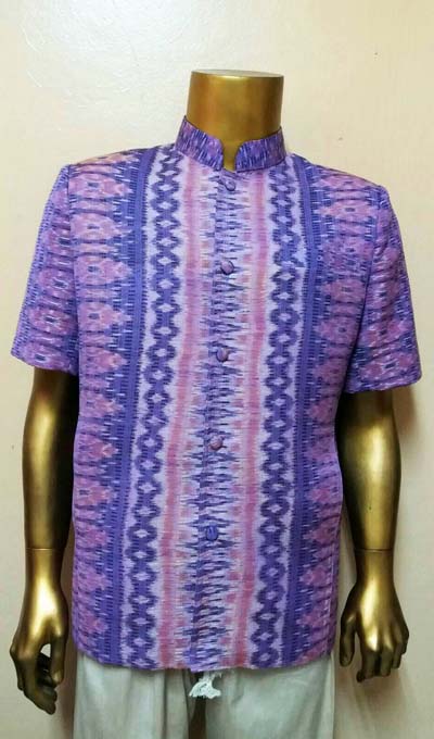 เสื้อสูทพระราชทาน ผ้าไทยคอเชิ้ต